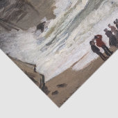 Claude Monet - Rough Zee at Etretat Tissuepapier (Detail)