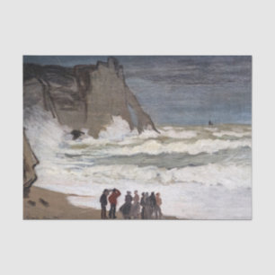 Claude Monet - Rough Zee at Etretat Tissuepapier
