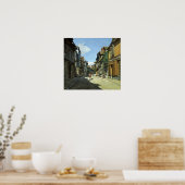 Claude Monet Rue de la Bavole, Honfleur Poster (Keuken)