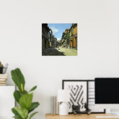 Claude Monet Rue de la Bavole, Honfleur Poster (Thuiskantoor)