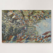 Claude Monet – Rue Montorgueil in Parijs Legpuzzel (Horizontaal)