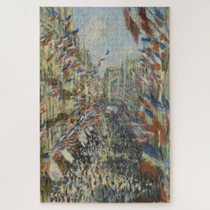 Claude Monet – Rue Montorgueil in Parijs Legpuzzel