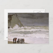 Claude Monet | Ruw Zee Etretat, 1868-69 Briefkaart (Voorkant / Achterkant)