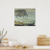 Claude Monet | Ruw Zee Etretat, 1883 Poster (Keuken)