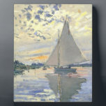 Claude Monet - Sailboot bij Le Petit Gennevilliers Fotoplaat<br><div class="desc">Claude Monet - Sailboot bij Le Petit Gennevilliers</div>