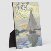 Claude Monet - Sailboot bij Le Petit Gennevilliers Fotoplaat (Zijkant)