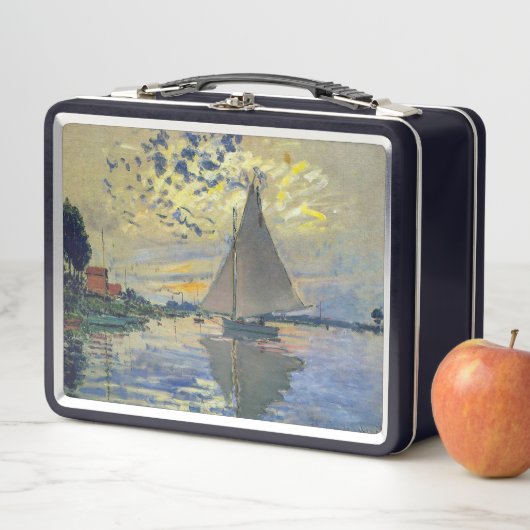 Claude Monet - Sailboot in Le Petit-Gennevilliers (In situ)