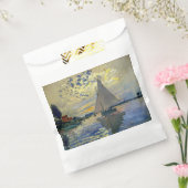 Claude Monet - Sailboot in Le Petit-Gennevilliers Bedankzakje (Gezegeld)