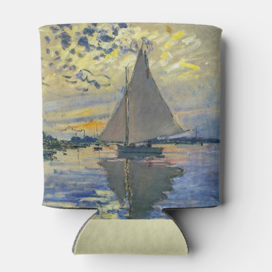 Claude Monet - Sailboot in Le Petit-Gennevilliers Blikjeskoeler (Achterkant)