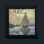 Claude Monet - Sailboot in Le Petit-Gennevilliers Cadeaudoosje<br><div class="desc">Zeilboot van Le Petit-Gennevilliers / Voilier au Petit-Gennevilliers - Claude Monet,  1874</div>