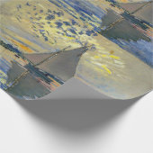 Claude Monet - Sailboot in Le Petit-Gennevilliers Cadeaupapier (Hoek)