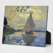 Claude Monet - Sailboot in Le Petit-Gennevilliers Fotoplaat (Zijkant)