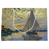 Claude Monet - Sailboot in Le Petit-Gennevilliers Groot Cadeauzakje (Voorkant)