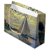 Claude Monet - Sailboot in Le Petit-Gennevilliers Groot Cadeauzakje (Voorkant Gekanteld)