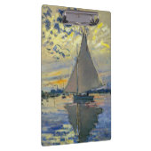 Claude Monet - Sailboot in Le Petit-Gennevilliers Klembord (Rechts)