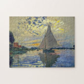 Claude Monet - Sailboot in Le Petit-Gennevilliers Legpuzzel (Horizontaal)