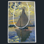 Claude Monet - Sailboot in Le Petit-Gennevilliers Medium Cadeauzakje<br><div class="desc">Zeilboot van Le Petit-Gennevilliers / Voilier au Petit-Gennevilliers - Claude Monet,  1874</div>