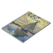 Claude Monet - Sailboot in Le Petit-Gennevilliers Notitieboek (Linkerzijde)