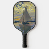 Claude Monet - Sailboot in Le Petit-Gennevilliers Pickleball Paddle (Voorkant)