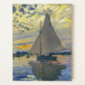 Claude Monet - Sailboot in Le Petit-Gennevilliers Planner (Achterkant)