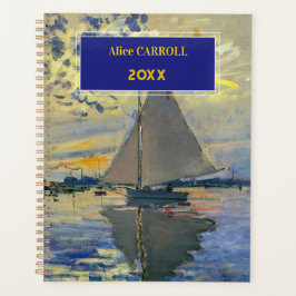 Claude Monet - Sailboot in Le Petit-Gennevilliers Planner