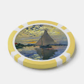 Claude Monet - Sailboot in Le Petit-Gennevilliers Poker Chips (Enkel)
