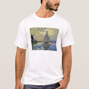 Claude Monet - Sailboot in Le Petit-Gennevilliers T-shirt
