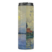 Claude Monet - Sailboot in Le Petit-Gennevilliers Thermosbeker (Achterkant)