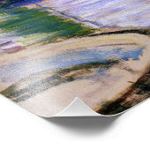 Claude Monet - Sailboten op de Seine Foto Afdruk (Hoek)