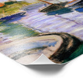 Claude Monet - Sailboten op de Seine Foto Afdruk (Hoek)