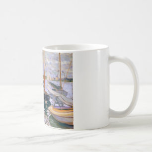 Claude Monet - Sailboten op de Seine Koffiemok