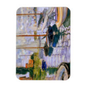 Claude Monet - Sailboten op de Seine Magneet (Verticaal)
