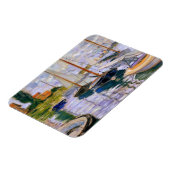 Claude Monet - Sailboten op de Seine Magneet (Linkerzijde)