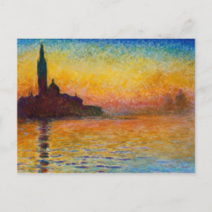 Claude Monet-San Giorgio Maggiore bij het Briefkaa Briefkaart