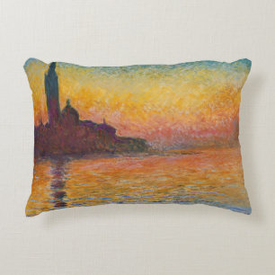Claude Monet - San Giorgio Maggiore bij schemering Accent Kussen