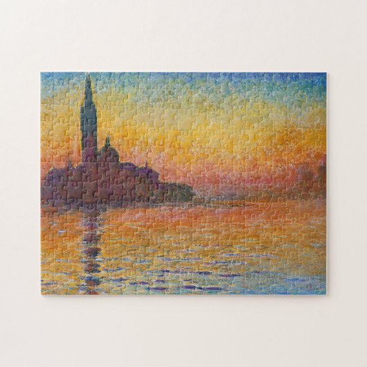 Claude Monet - San Giorgio Maggiore bij schemering Legpuzzel (Horizontaal)