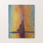 Claude Monet - San Giorgio Maggiore bij schemering Legpuzzel (Verticaal)