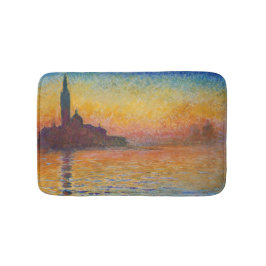 Claude Monet - San Giorgio Maggiore in Dusk Badmat