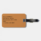 Claude Monet - San Giorgio Maggiore in Dusk Bagagelabel (Achterkant horizontaal)