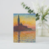 Claude Monet - San Giorgio Maggiore in Dusk Briefkaart (Staand voorkant)