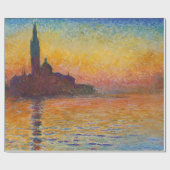 Claude Monet - San Giorgio Maggiore in Dusk Cadeaupapier (Vlak)