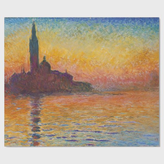 Claude Monet - San Giorgio Maggiore in Dusk Cadeaupapier (Vlak)