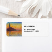 Claude Monet - San Giorgio Maggiore in Dusk Etiket (Insitu)