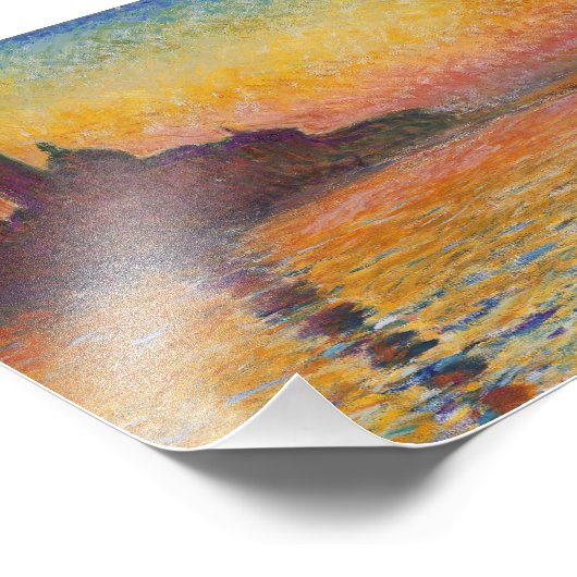 Claude Monet - San Giorgio Maggiore in Dusk Foto Afdruk (Hoek)