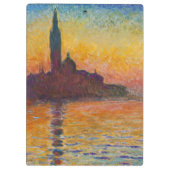 Claude Monet - San Giorgio Maggiore in Dusk Klembord (Achterkant)