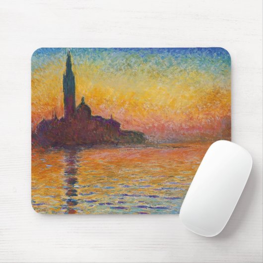 Claude Monet - San Giorgio Maggiore in Dusk Muismat (Met muis)