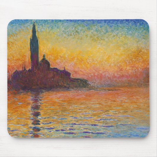 Claude Monet - San Giorgio Maggiore in Dusk Muismat (Voorkant)