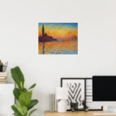 Claude Monet - San Giorgio Maggiore in Dusk Poster (Thuiskantoor)