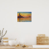 Claude Monet - San Giorgio Maggiore in Dusk Poster (Keuken)