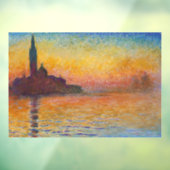 Claude Monet - San Giorgio Maggiore in Dusk Raamsticker (Vel 3)